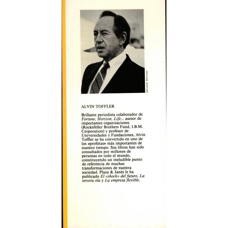 El Cambio Del Poder. Alvin Toffler, España 1990 (1a)