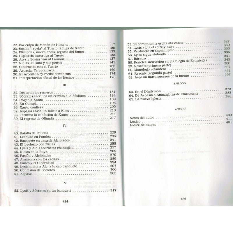 El Ojo De Dindymenio. Daniel Chavarria, ( Grecia S. V A. C.)