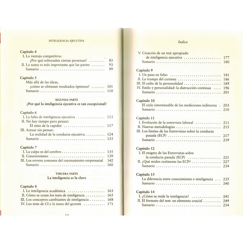 Inteligencia Ejecutiva. Justin Menkes, España 2006