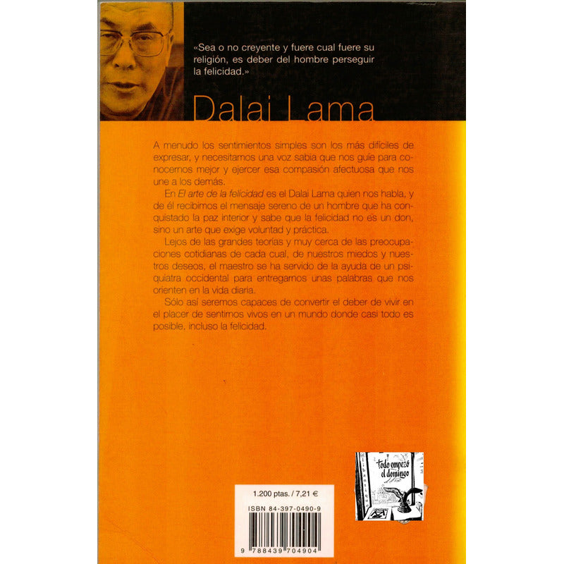 Arte De La Felicidad. Dalai Lama, España 2000