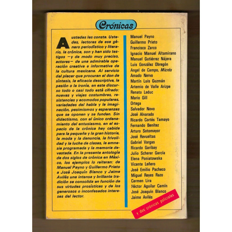 A Ustedes Les Consta. Carlos Monsivais, Mexico 1980 (1a)