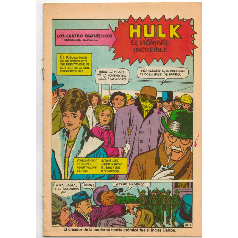 Los Cuatro Fantasticos # 18, Novedades Editores 1980