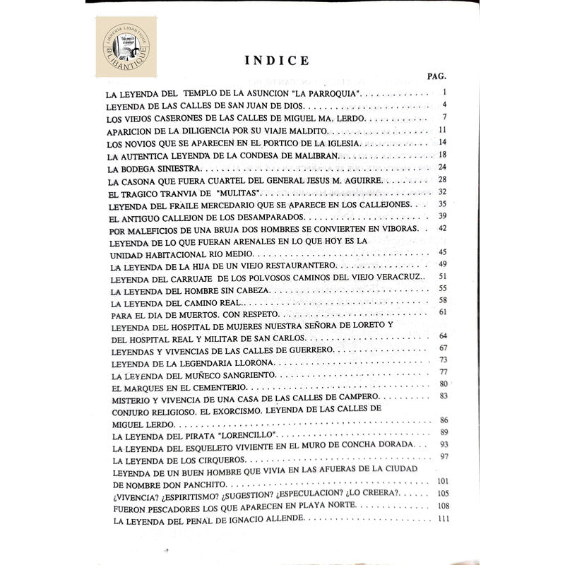 Leyendas Y Vivencias De Veracruz Bernardo Lorenzo Camacho
