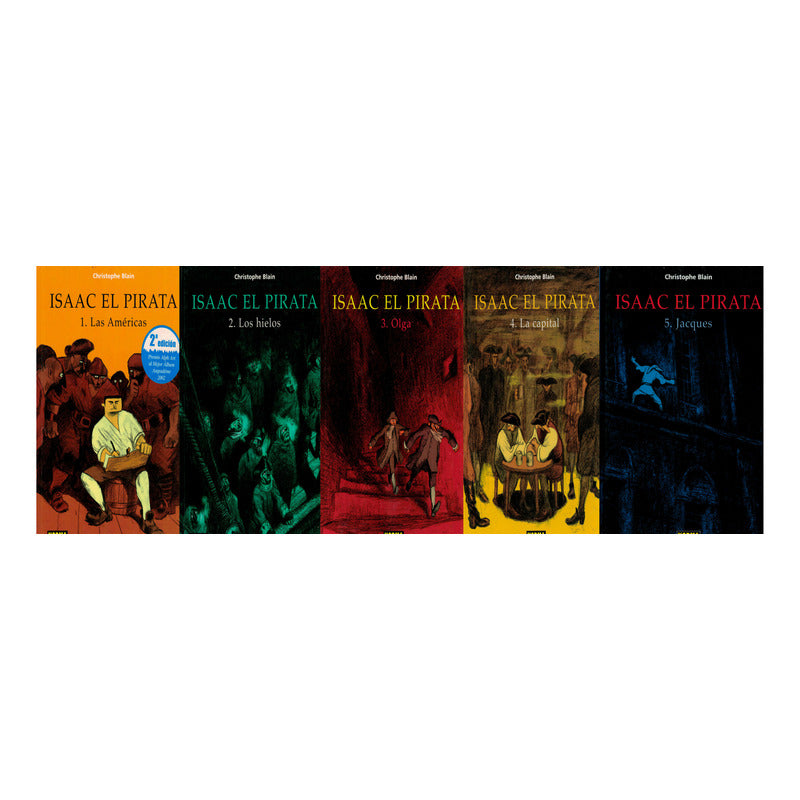 Isaac El Pirata (5vol). Christophe Blain, 2007 B D Ilustrado