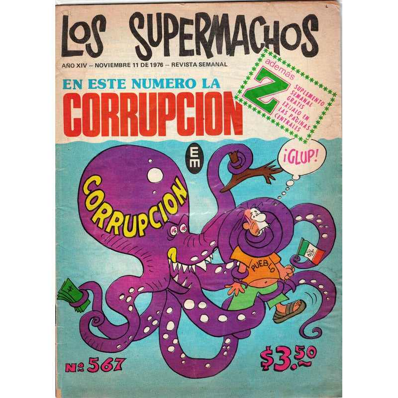 La Corrupcion. [supermachos #567] 1976