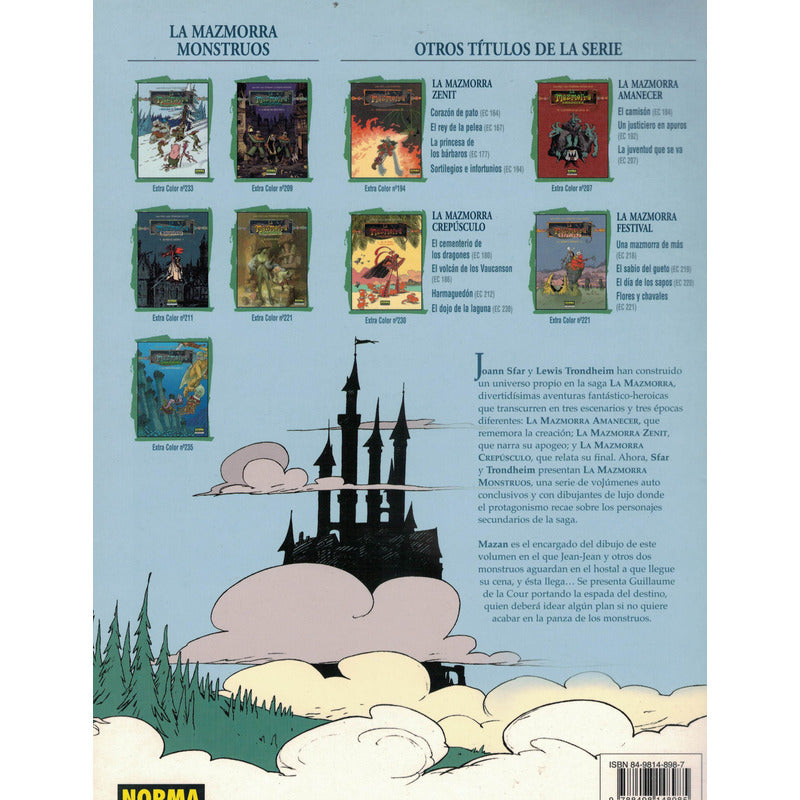 La Mazmorra, Monstruos: Jean Jean El Terror. Joann Sfar