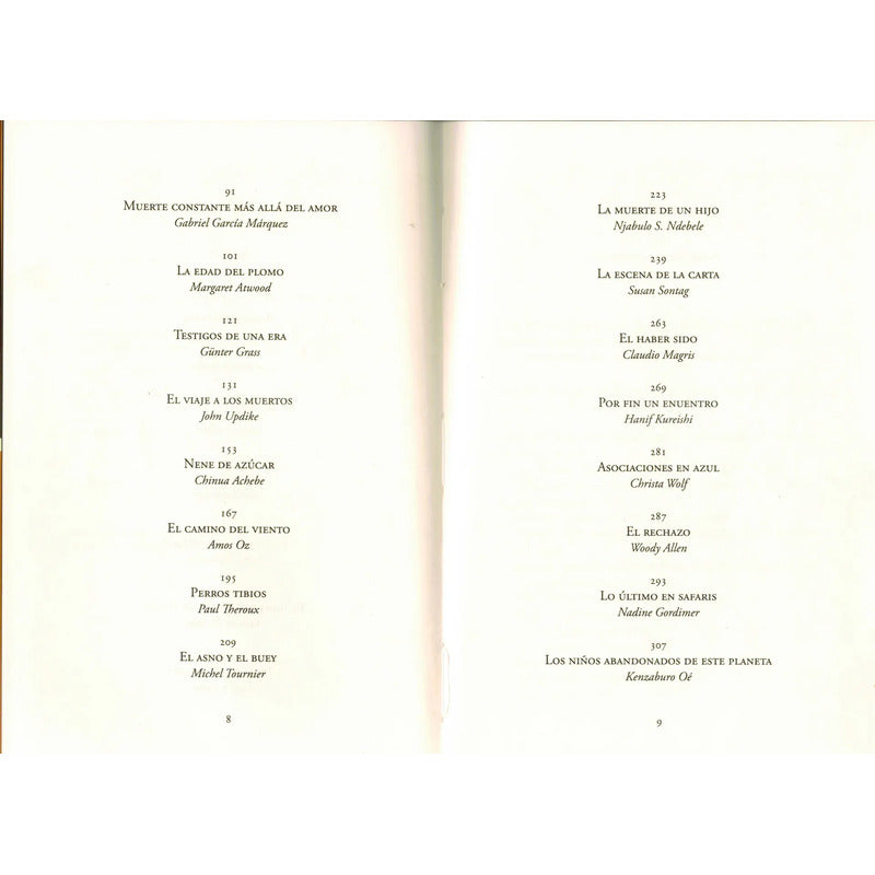 Contar Cuentos. Nadine Gordimer (selec.), Sexto Piso 2007