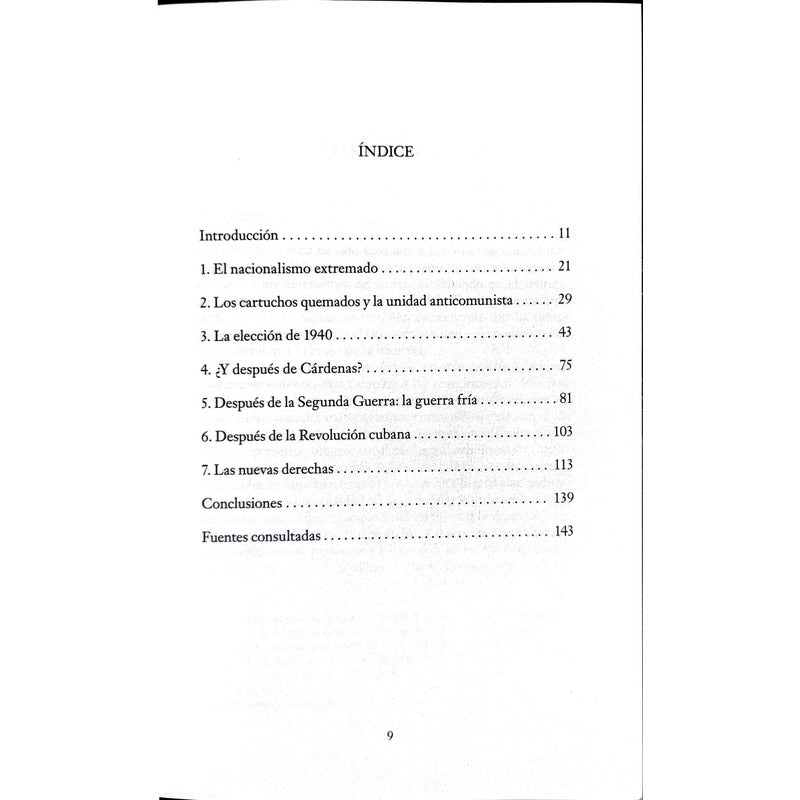 Derechas Y Ultraderechas Mexico Rodriguez Araujo Cronologia