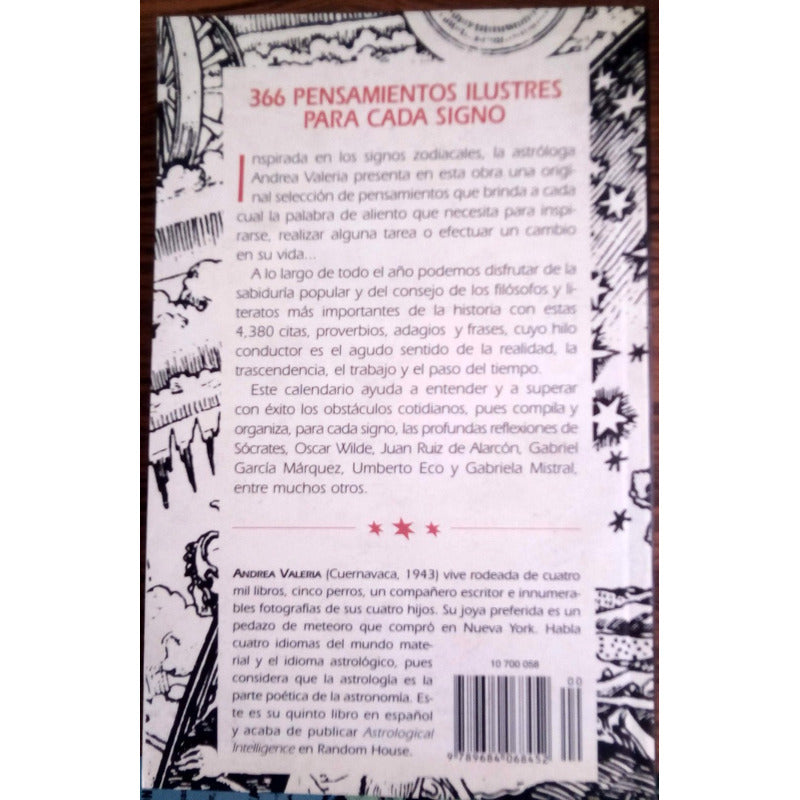 Calendario Astrologico De La Sabiduria. A Valeria, 1999