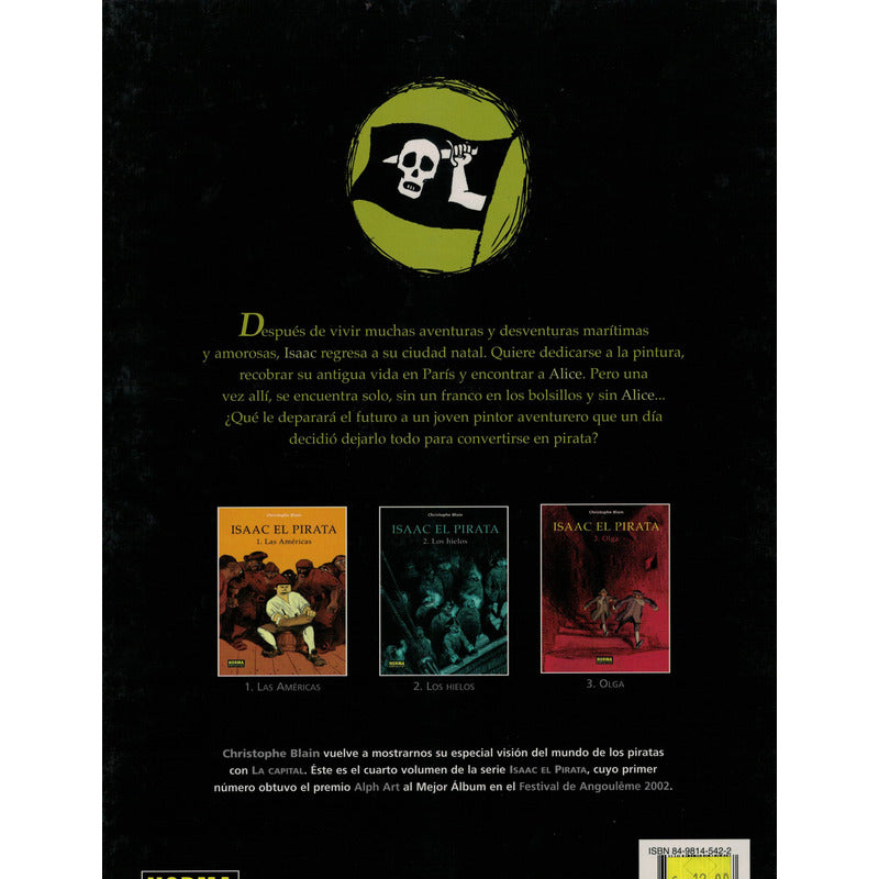 Isaac El Pirata (5vol). Christophe Blain, 2007 B D Ilustrado