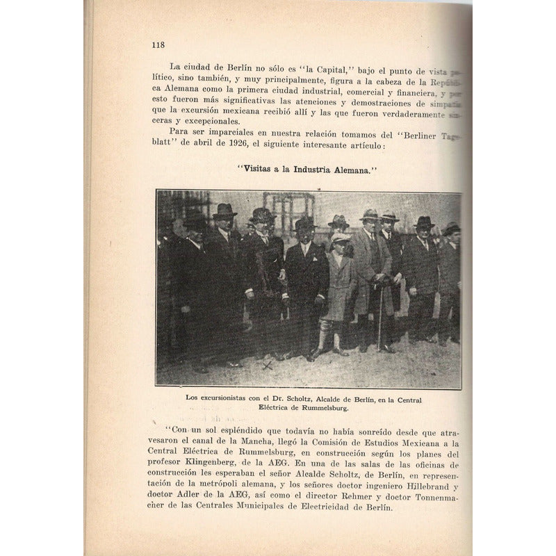 Excursion Hombres Negocios E Intelectuales A Europa 1925
