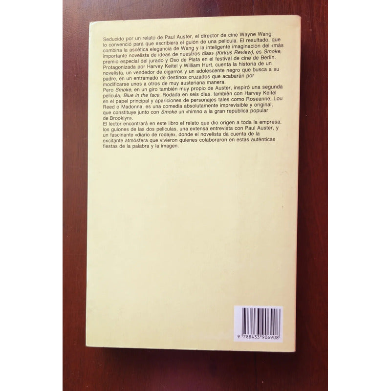 Smoke & Blue In The Face. Paul Auster (guiones)