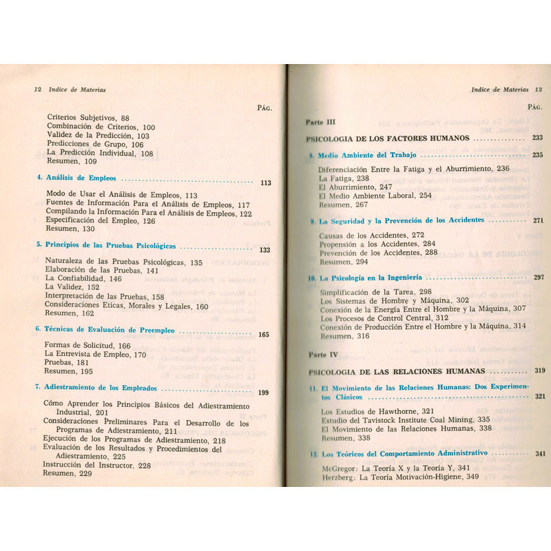 Psicologia De Las Organizaciones Industriales. Siegel, 1980