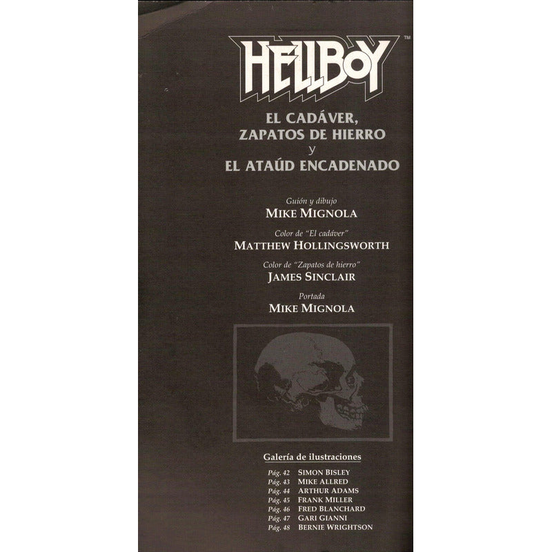 Hellboy: El Cadaver, El Ataud, Mike Mignola España 1997 (1a)