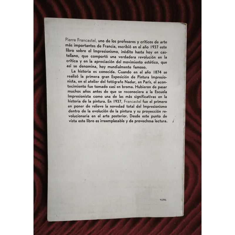 El Impresionismo Pierre Francastel Critica Apreciacion