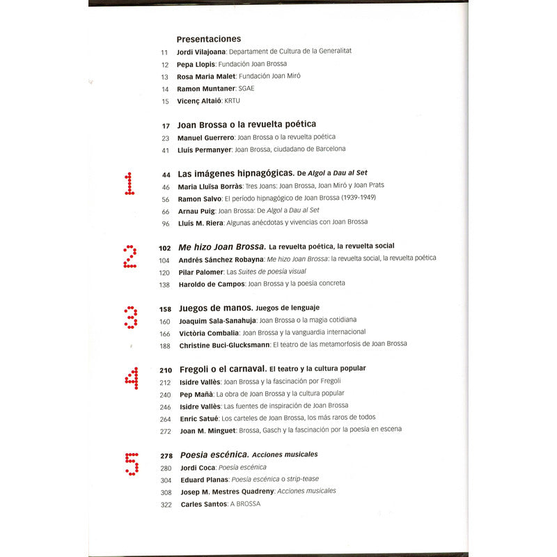 Joan Brossa, La Revuelta Poetica Manuel Guerrero España 2001