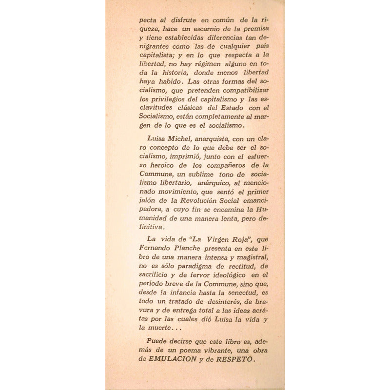La Virgen Roja. Luisa Michel, Mexico 1954 (comuna Paris)