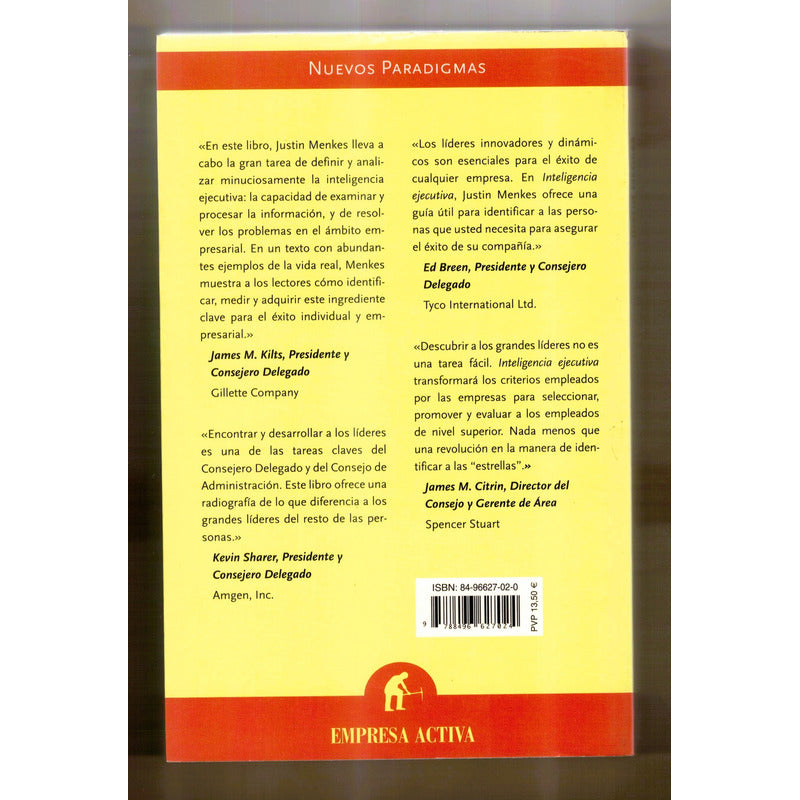 Inteligencia Ejecutiva. Justin Menkes, España 2006
