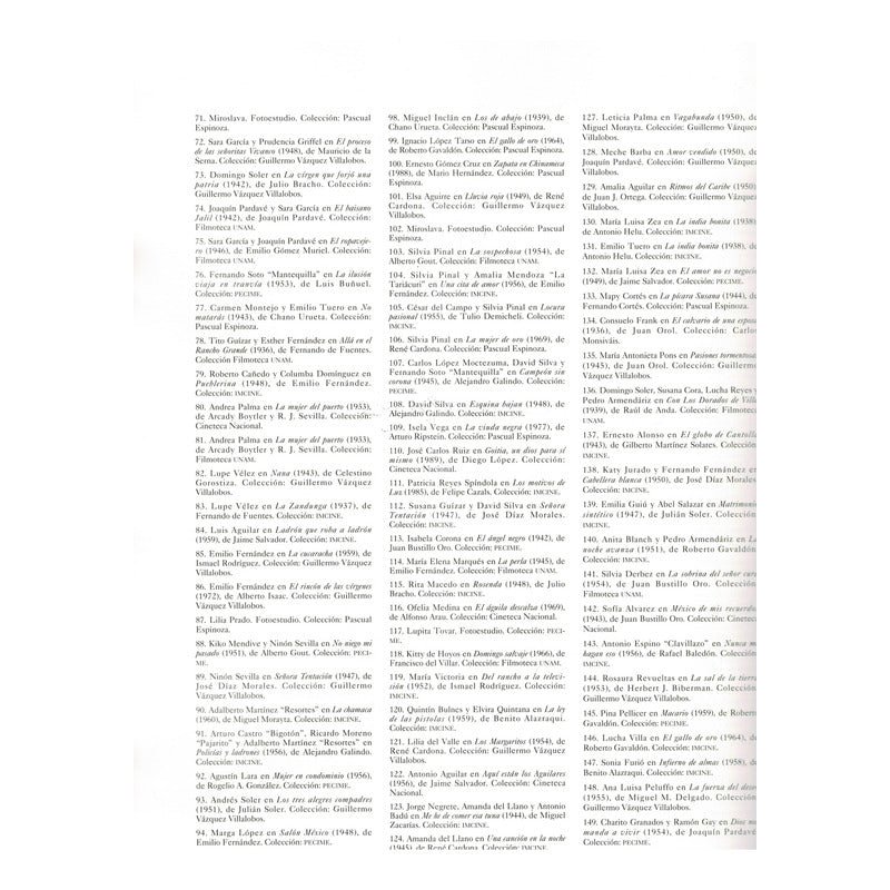 Rostros Del Cine Mexicano. Carlos Monsivais, Mexico 1999