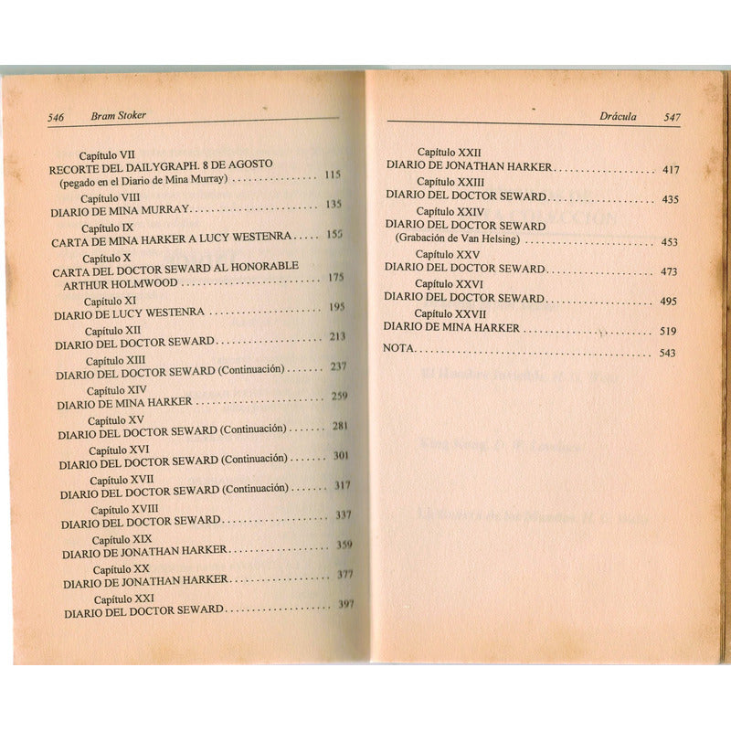 Dracula (estudio Preliminar). Bram Stoker, Mexico 2003