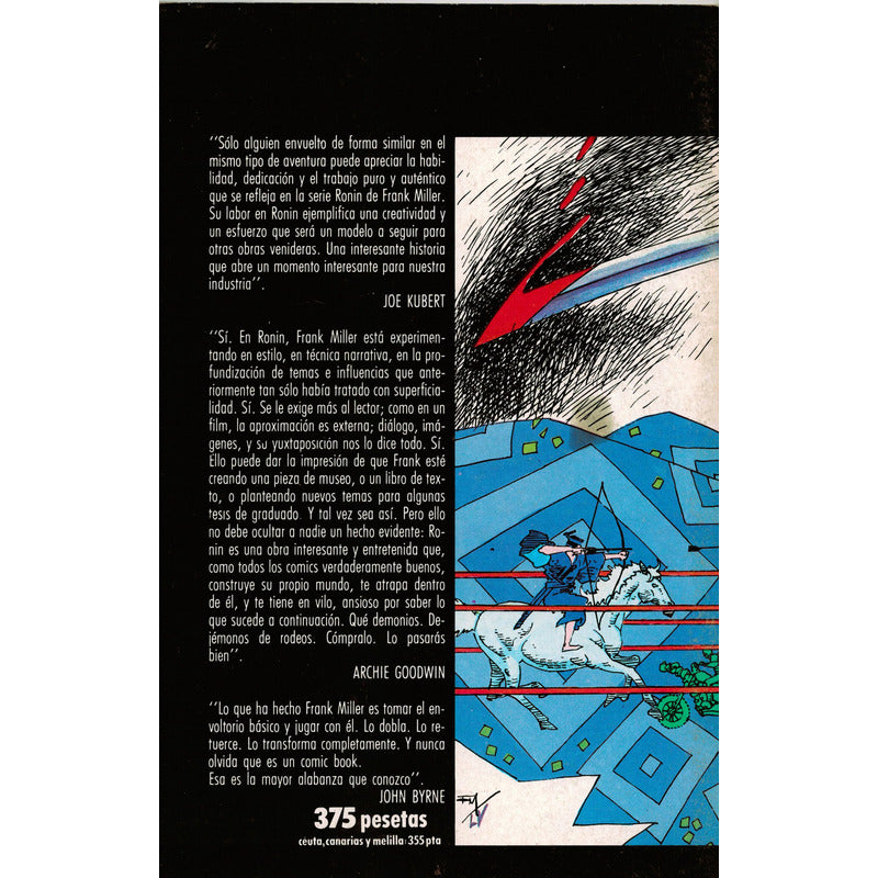 Ronin [obra Completa 6] Frank Miller, Zinco Ed., 1987 Comic
