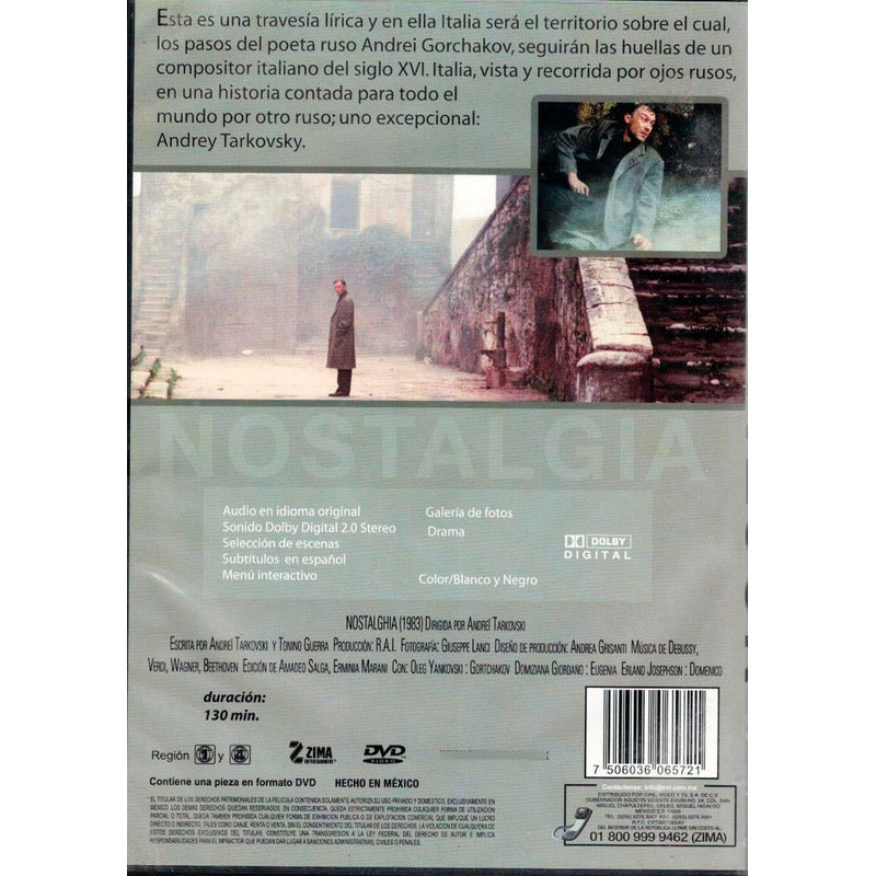 Nostalgia. A Tarkovsky [ D V D]