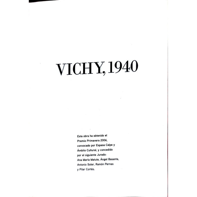 Vichy 1940 Fernando Schwartz Gobierno Colaboracionista