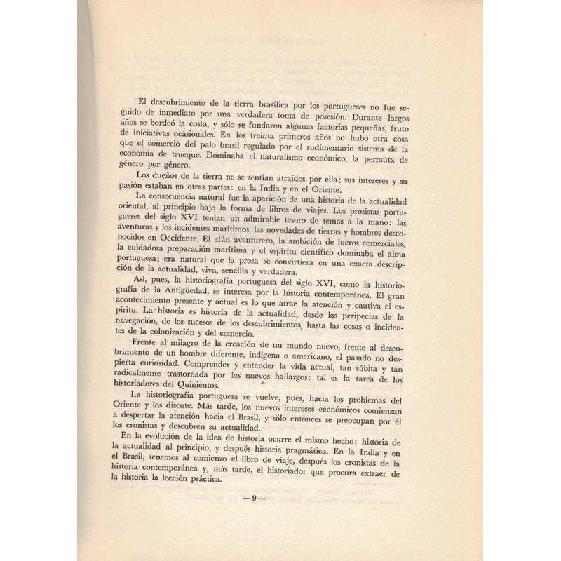 Historiografia Brasil, S X V I. J H Rodrigues, Mexico 1957