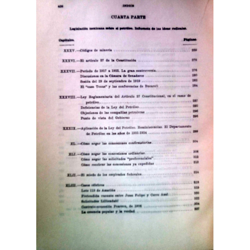 Bases Politica Petrolera Mexicana 1936. Jose S Noriega Epoca Testimonial