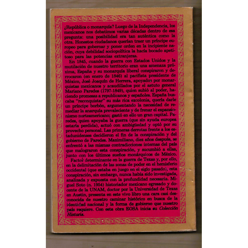 La Monarquia En Mexico 1845-47 (2vol) Jaime Delgado. M Soto