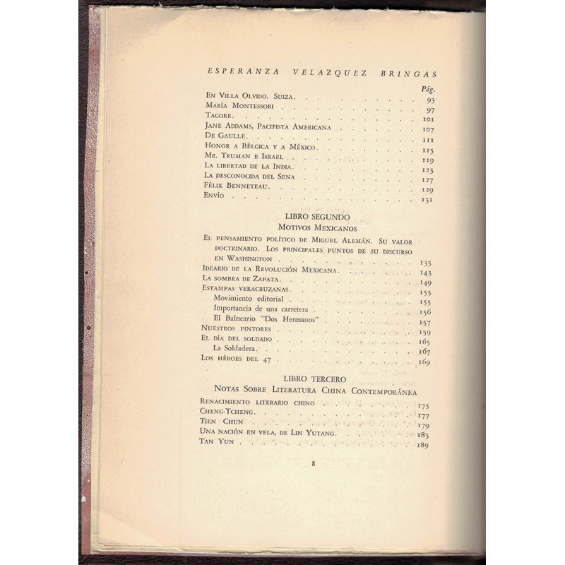 Rosa Nautica, La. Velazquez Bringas, Cultura Ed., 1947