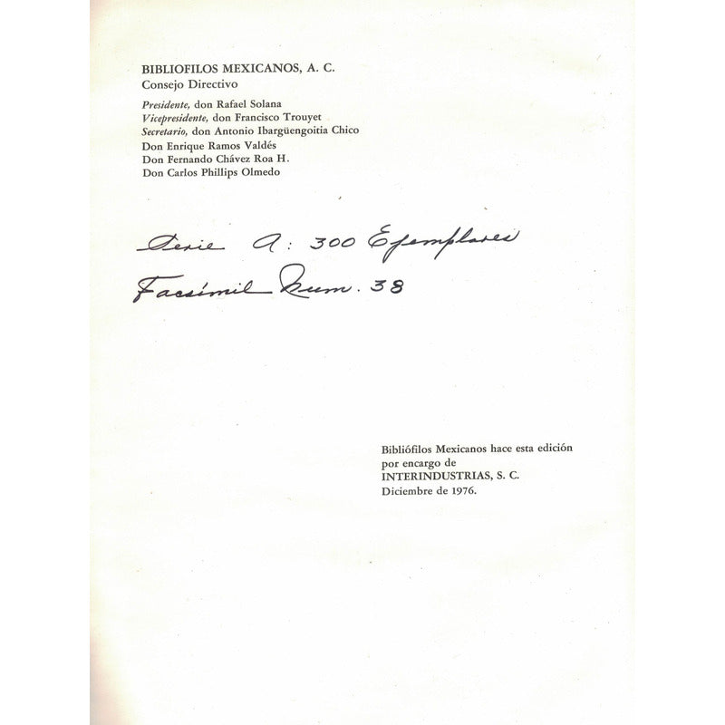 Reglamento Para Mercados [1791], Bibliofilos Mexico [facs]