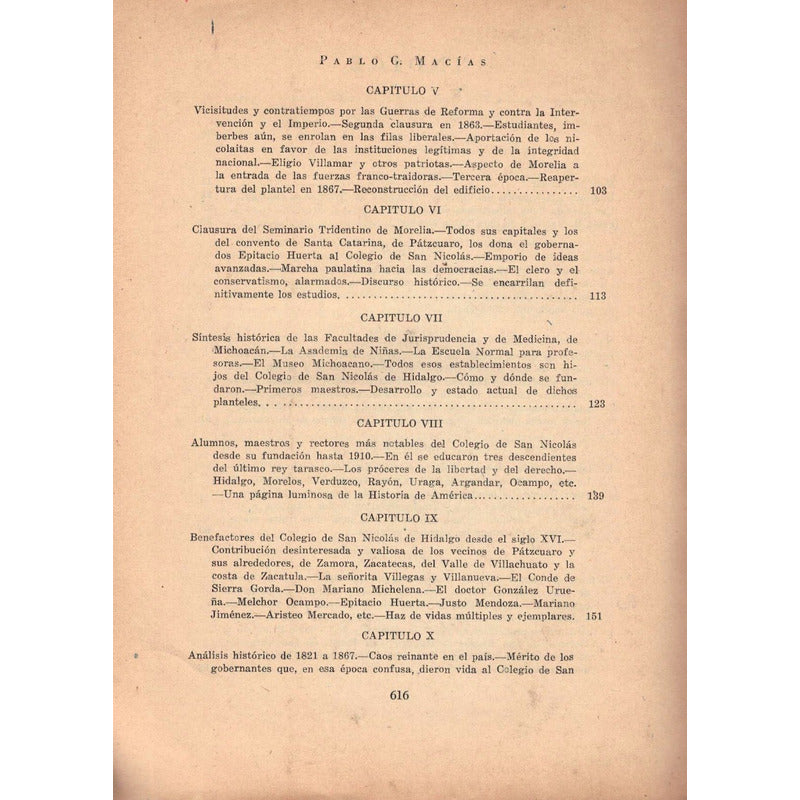 Aula Nobilis. P G Macias,_nicolaita_ed., Mexico 1940