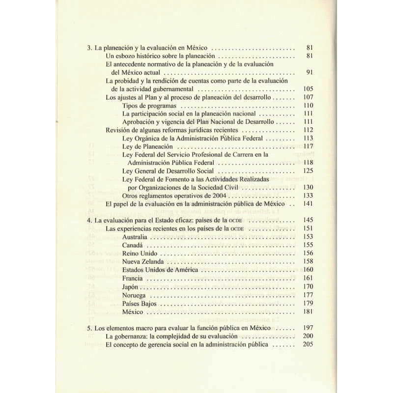 Evaluacion Funcion Publica Mexico. Oropeza, Mexico 2005