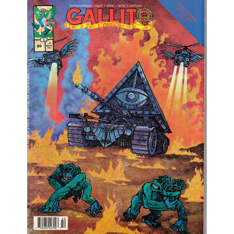 Gallito Comics # 50. Mexico 1998 ( Como Nuevo )