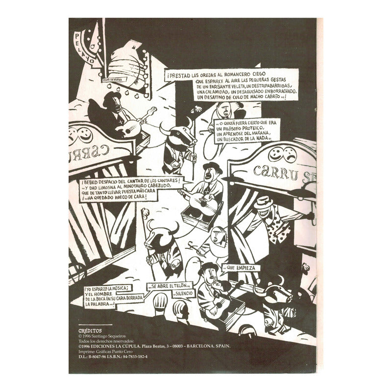 To Apeiron. Sequeiros, Brut Comix, La Cupula 1996