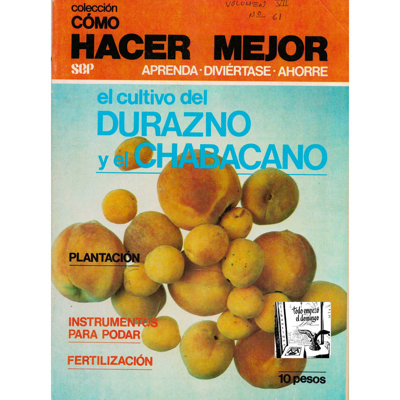 Como Hacer: Cultivo Durazno, Chabacano, Plantacion, Podar.