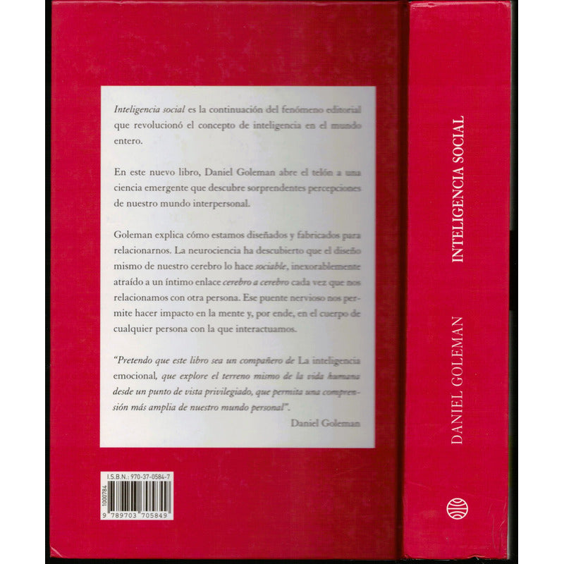 Inteligencia Social. Daniel Goleman, Mexico 2006