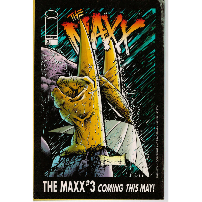 The Maxx # 2. Sam Kieth, Image Comics 1993 (1a)