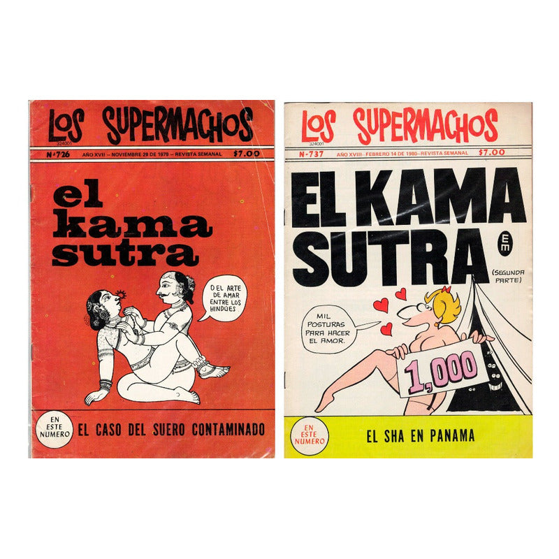 Kamasutra, El. [2 Numeros] Supermachos 1980