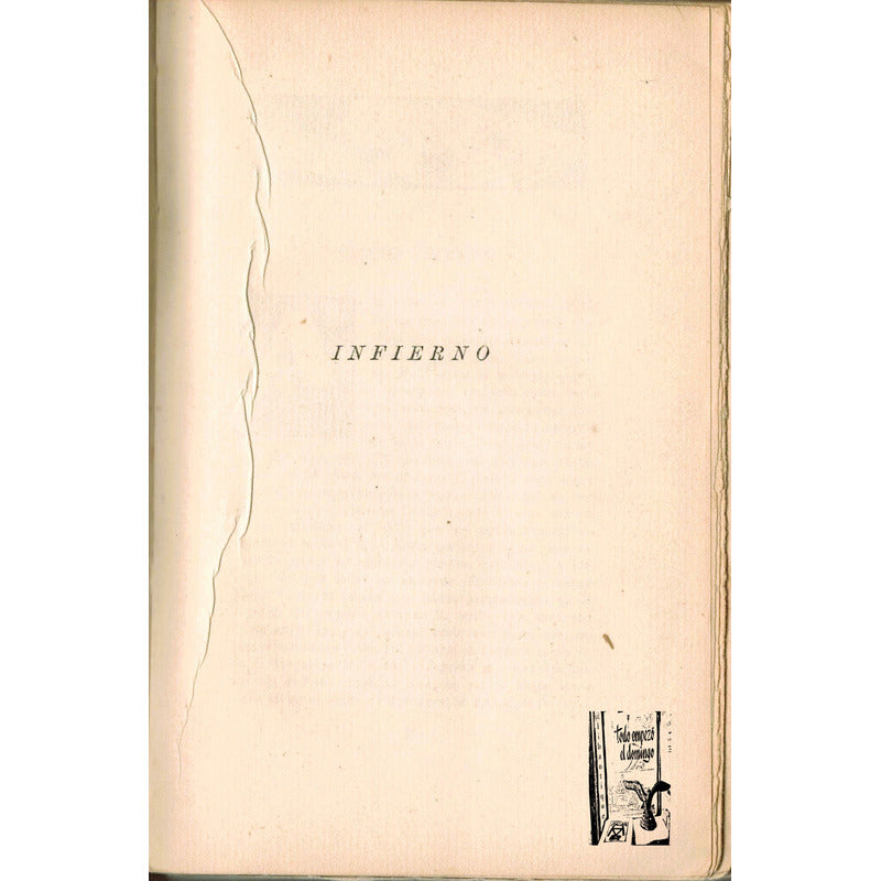 Divina Comedia. Dante Alighieri, Mexico 1921