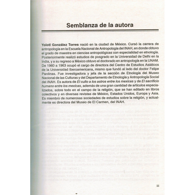 Diccionario De Mitologia Y Religion Mesoamericana. Yolotl