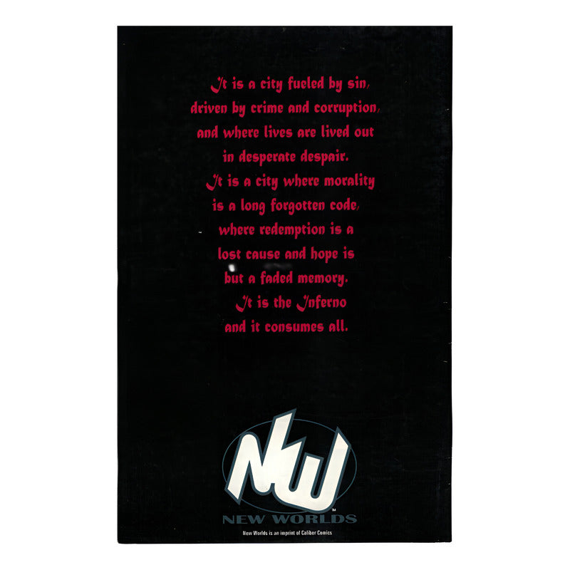 Inferno # 1. Mike Carey, Gaydos, Caliber Comics, U S 1995