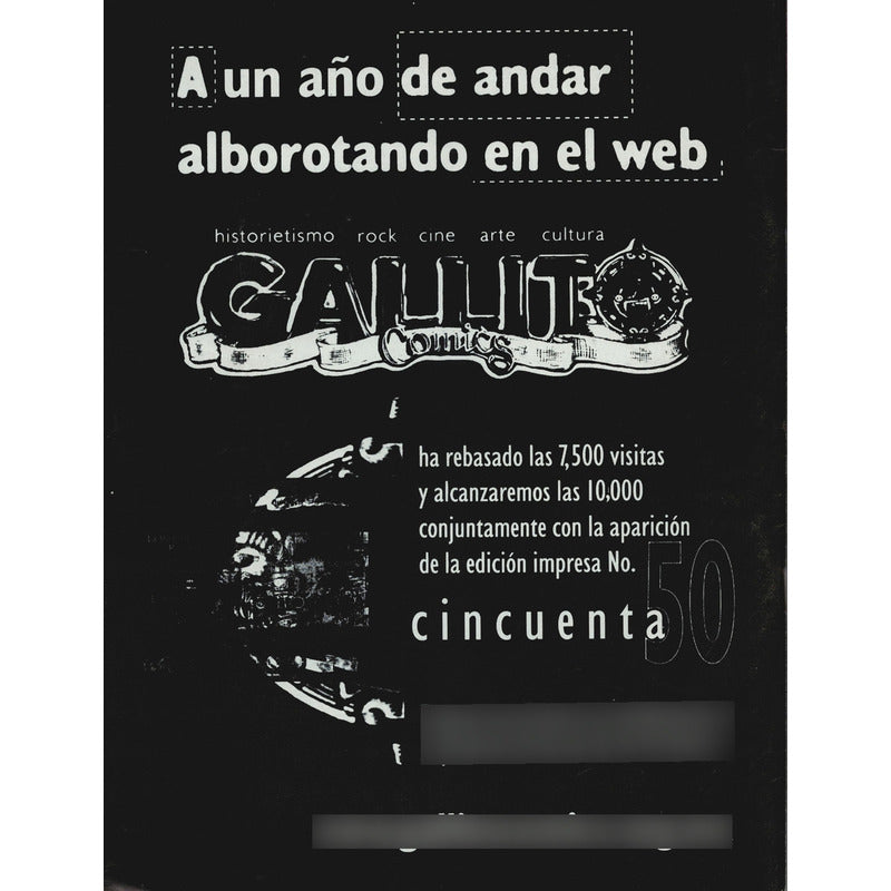Gallito Comics # 50. Mexico 1998 ( Como Nuevo )