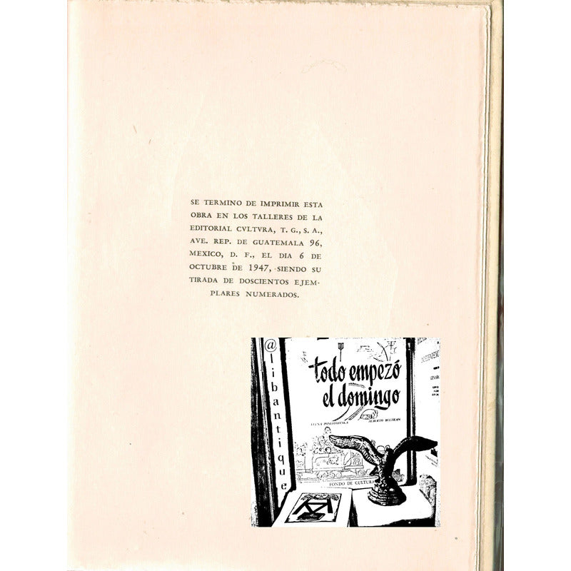 Sinfonia Lirica. F Mateos Sanchez, Mexico 1947 (autografo)