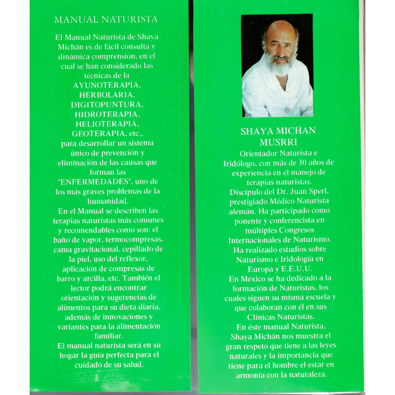 Manual Naturista. Shaya Michan, Mexico 1995