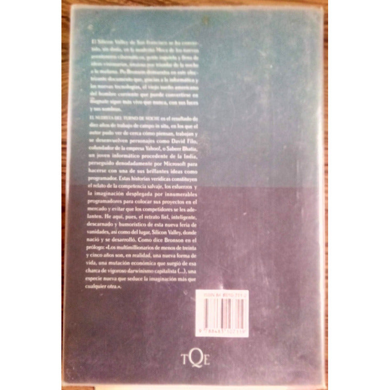 Nudista Del Turno De Noche, El. Po Bronson, Tusquets Ed 2000