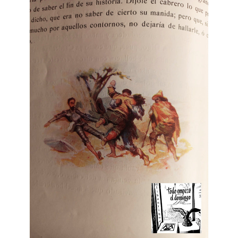 Don Quijote De La Mancha. 2vol, Cervantes 1905 -cromotipica-