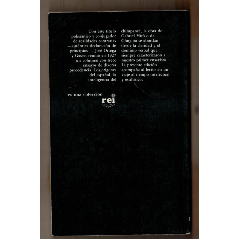 Espiritu De La Letra. Jose Ortega Y Gasset, Catedra Ed. 1988