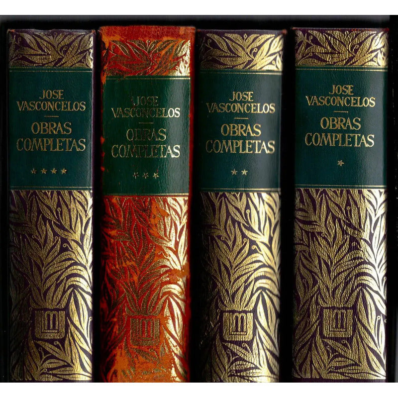 Jose Vasconcelos. Obras Completas 4vol 1957 PIEL